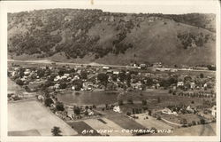 Air View of Town Cochrane, WI Postcard Postcard Postcard