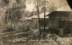 View at Boys Camp, Grindstone Lake Hayward, WI Postcard Postcard Postcard