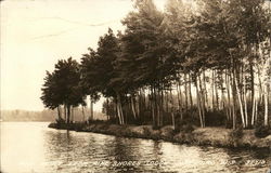 Rye Point from Pine Shores Lodge Hayward, WI Postcard Postcard Postcard