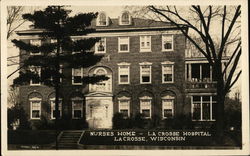 Nurses Home, La Crosse Hospital Wisconsin Postcard Postcard Postcard