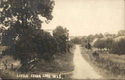 Little Cedar Lake Wisconsin Postcard Postcard Postcard