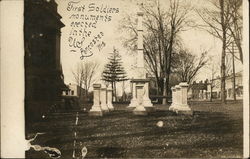 First Soldiers Monuments erected in the US Lancaster, WI Postcard Postcard Postcard