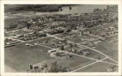 Bird's Eye View of Elcho Wisconsin Postcard Postcard Postcard