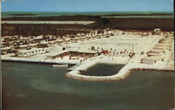 Aerial View of Marathon Shores Florida Postcard Postcard Postcard