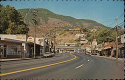 Business District of Manitou Ave Postcard