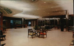 Main Lobby, Veterans Administration Hospital Postcard