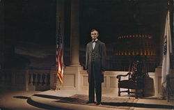 Mr. Lincoln - Disneyland, USA Postcard