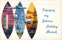 Only Sabena Belgian World Airlines Postcard