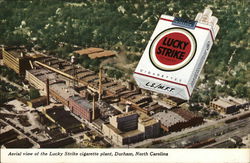 Lucky Strike Cigarette Plant Postcard