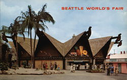 Hawaiian Pavilion, Seattle World's Fair Postcard