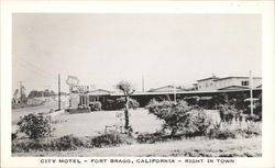 City Motel-Right in Town Fort Bragg, CA Postcard Postcard Postcard