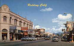 Street Scene Redding, CA Postcard Postcard Postcard