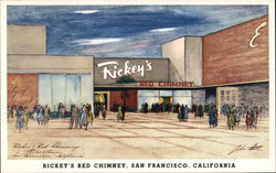 Rickey's Red Chimney Postcard