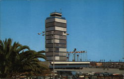 Control Tower Los Angeles International Air Terminal California Postcard Postcard Postcard