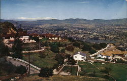 San Fernando Valley from Mulholland Drive Los Angeles, CA Postcard Postcard Postcard