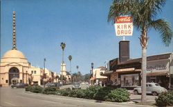 Westwood Village Los Angeles, CA Postcard Postcard Postcard