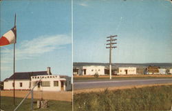 La Hetriere Motel & Cottages Memramcook, NB Canada New Brunswick Postcard Postcard Postcard