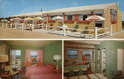 Southold Town Beach Motel Postcard