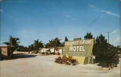 Coconut Grove Motel Postcard