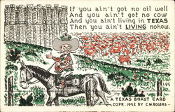 A Texas Boast Card Cartoons Postcard Postcard Postcard