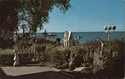 Lake Front Gardens at Crescent Beach Hotel Rochester, NY Postcard Postcard Postcard