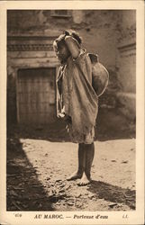 Girl With Water Jug Postcard