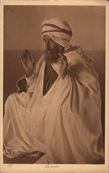 Priest Arab Postcard Postcard