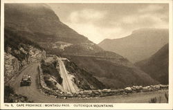 Montagu Pass, Cape Province South Africa Postcard Postcard