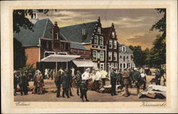 Cheese Market Postcard