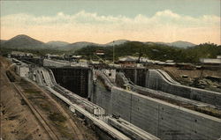 MIraflores Locks, Panama Canal Postcard Postcard