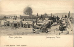 Mosque of Omar Jerusalem, Israel Middle East Postcard Postcard