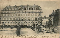 Place du Palais Royal Paris, France Postcard Postcard