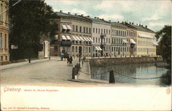 Motiv fr. stora Nygatan Postcard