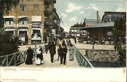 Motiv fran Salutorget Postcard