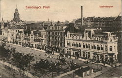 Spielbudenplatz Hamburg, Germany Postcard Postcard