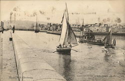 The Jetties at Cherbourg Postcard