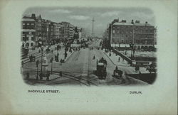 View of Sackville Street Dublin, Ireland Postcard Postcard