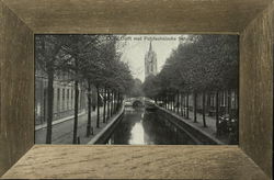 Oude Delft met Polytechnische School Netherlands Benelux Countries Postcard Postcard