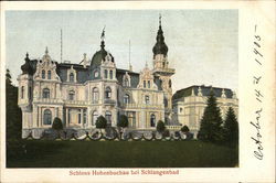 Hohenbuchau Castle in Schlangenbad Germany Postcard Postcard