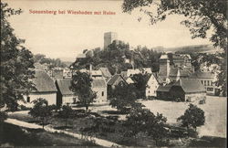 bei Wiesbaden mit Ruine Sonnenberg, Germany Postcard Postcard