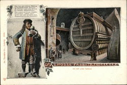 Heidelberg Tun or Grosse Fass Postcard