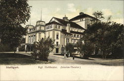 Stuttgart Kgl. Hoftheater. (Interim-Theater.) Postcard