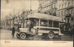 An Omnibus Takes On Passengers Postcard