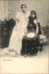 Hindu Ladies India Postcard Postcard