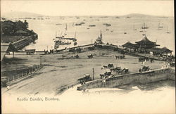 Apollo Bunder Bombay, India Postcard Postcard