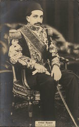 Abdul Hamid, Sultan of Turkey Postcard