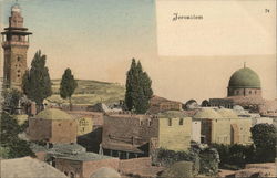 View of Buildings Postcard