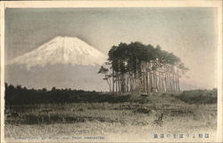 Mount Fuji from Hamamatsu Japan Postcard Postcard