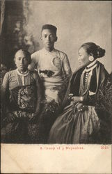 A Group of 3 Nepaulese Postcard