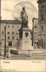 Mozartdenkmal Postcard